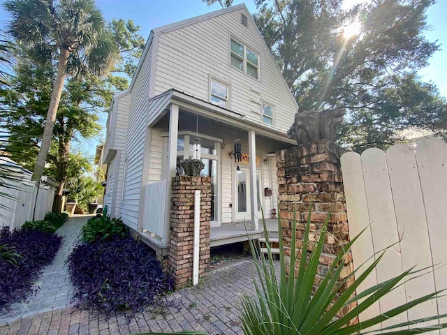 view of front of home