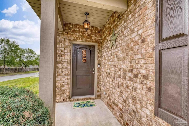 5798 Vendome Ct, Milton, FL 32583 - property entrance featuring brick siding