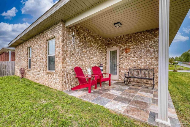 5798 Vendome Ct, Milton, FL 32583 - view of patio / terrace with fence