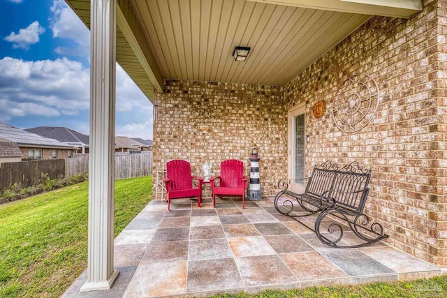 5798 Vendome Ct, Milton, FL 32583 - view of patio / terrace with fence