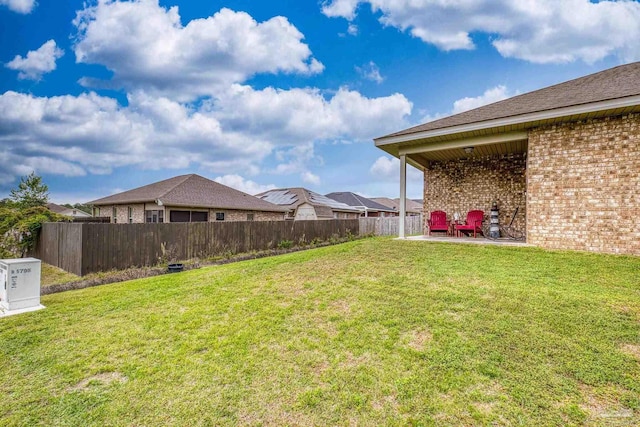 5798 Vendome Ct, Milton, FL 32583 - view of yard featuring a fenced backyard and a patio area