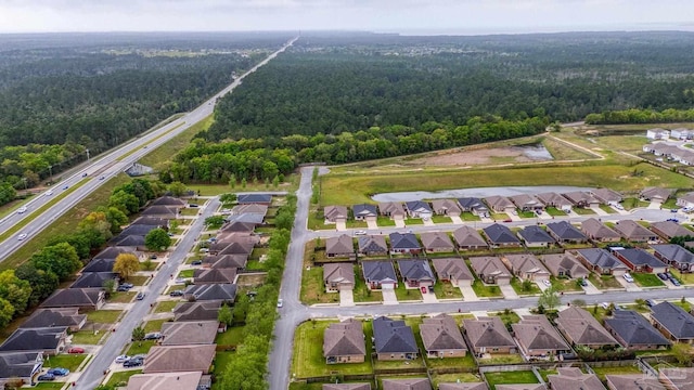 5798 Vendome Ct, Milton, FL 32583 - bird's eye view with a forest view and a residential view