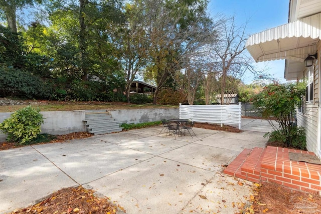 view of patio