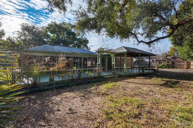 view of back of house