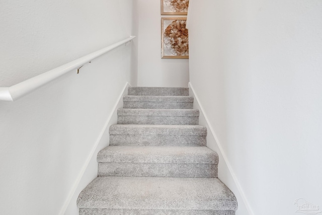 view of staircase