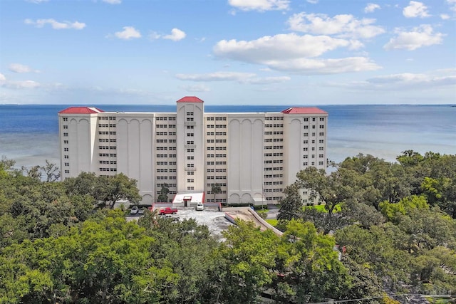 view of property featuring a water view