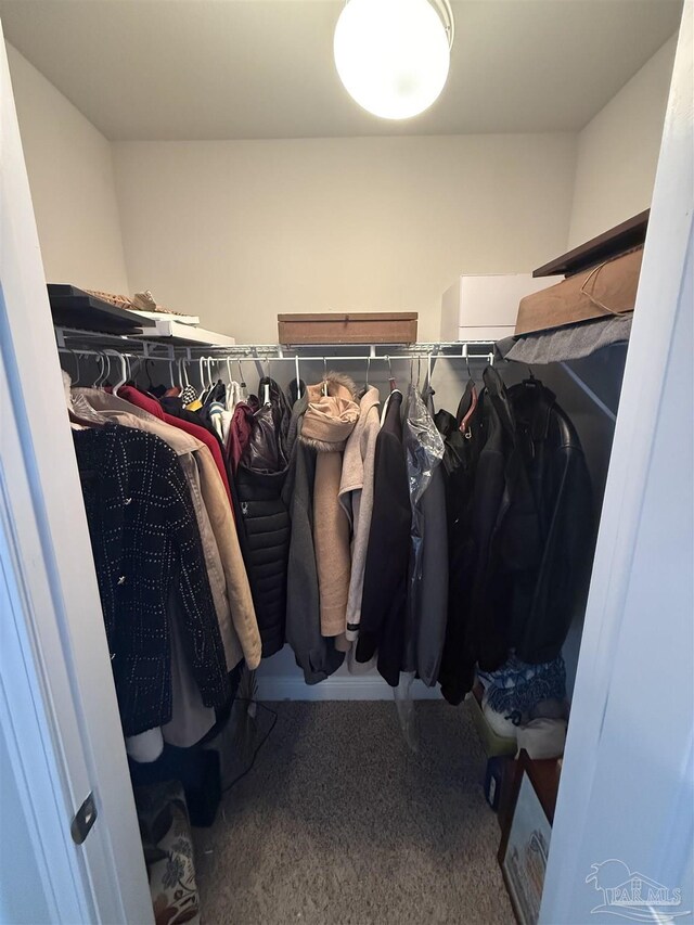 6347 Ladera Trl, Pace, FL 32571 - spacious closet featuring carpet floors