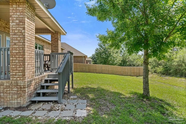 6347 Ladera Trl, Pace, FL 32571 - view of yard with a deck