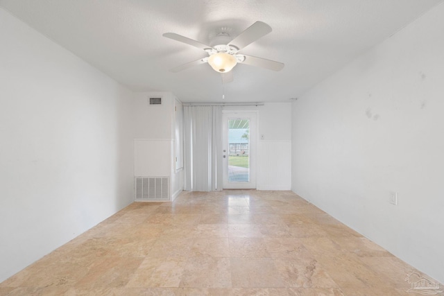 8520 Gulf Blvd Unit 23, Navarre Beach, FL 32566 - empty room featuring ceiling fan