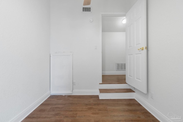 8520 Gulf Blvd Unit 23, Navarre Beach, FL 32566 - hallway featuring wood finished floors and baseboards