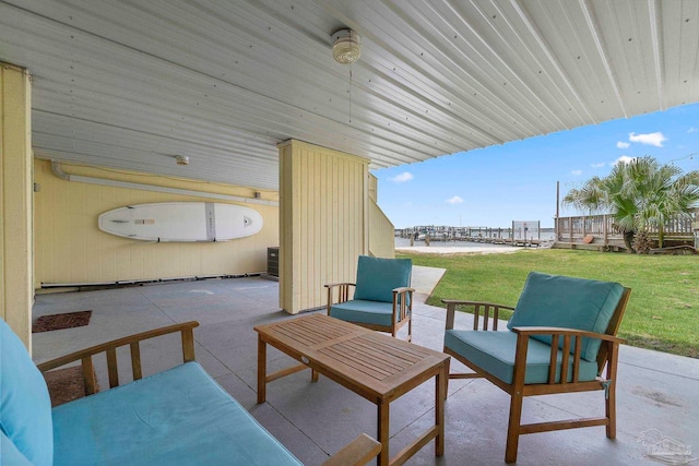 8520 Gulf Blvd Unit 23, Navarre Beach, FL 32566 - view of patio / terrace