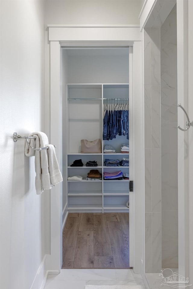 view of closet