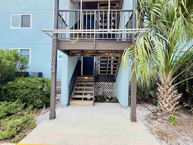 14100 River Rd Unit 223B, Pensacola, FL 32507 - entrance to property with central air condition unit and a patio area
