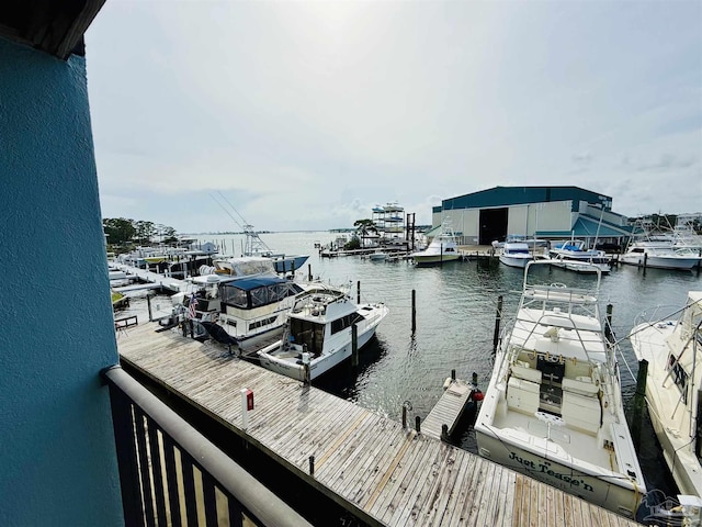14100 River Rd Unit 223B, Pensacola, FL 32507 - dock area with a water view