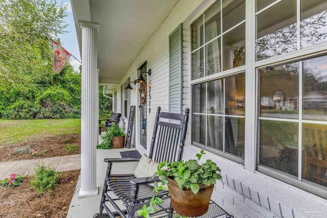 2519 Inda Ave, Pensacola, FL 32526 - view of patio with a porch