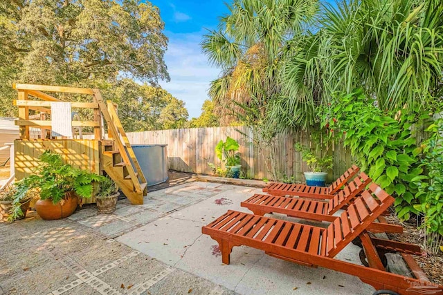 view of patio