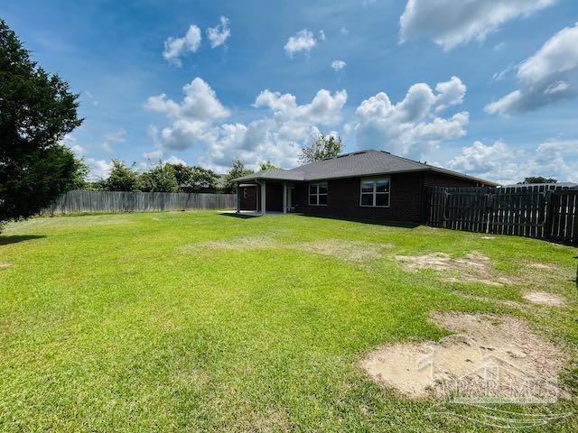 5643 Flume Dr, Pace, FL 32571 - view of yard