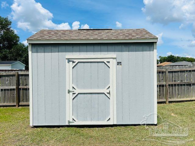 5643 Flume Dr, Pace, FL 32571 - view of shed