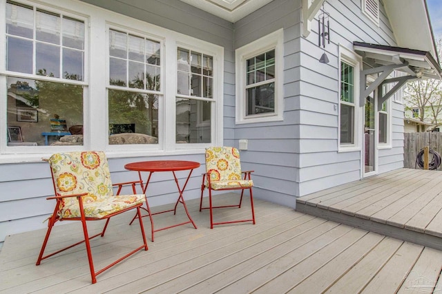 view of deck