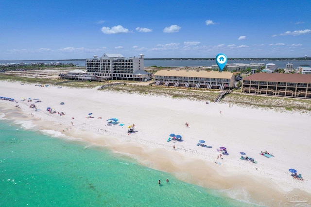 8425 Gulf Blvd Unit 213, Navarre Beach, FL 32566 - aerial view of unending shoreline