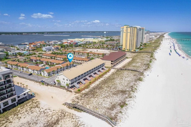 8425 Gulf Blvd Unit 213, Navarre Beach, FL 32566 - drone / aerial view of waterfront with a beach