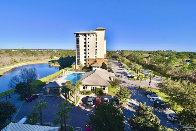 645 Lost Key Dr Unit 406D, Perdido Key, FL 32507 - drone / aerial view featuring a water view