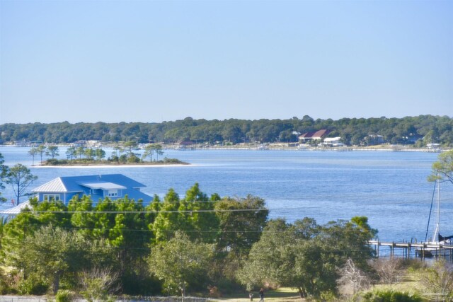 645 Lost Key Dr Unit 406D, Perdido Key, FL 32507 - property view of water with a wooded view