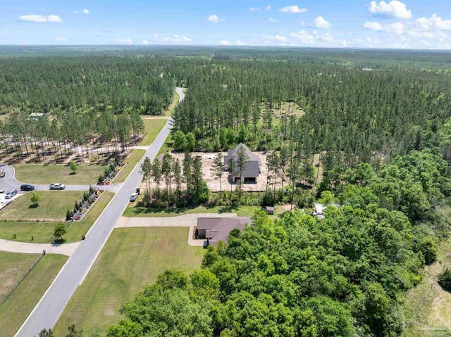 aerial view with a view of trees