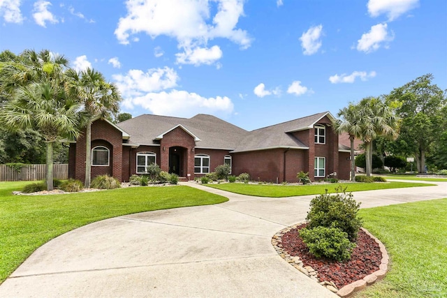 2882 Tunnel Rd, Pace, FL 32571 - view of front of property featuring brick siding and curved driveway
