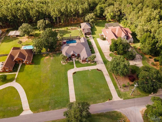 2882 Tunnel Rd, Pace, FL 32571 - aerial view of a heavily wooded area