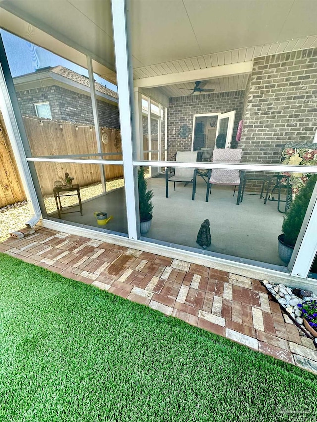 2656 Avalon St, Cantonment, FL 32533 - exterior space featuring a sunroom