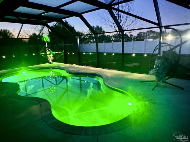2924 Sundance Ln, Cantonment, FL 32533 - view of pool with a lanai