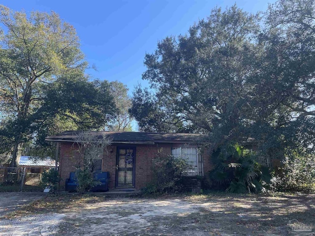 view of ranch-style house