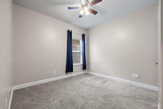 3526 Whitetail Ln, Pensacola, FL 32526 - unfurnished room featuring carpet, a ceiling fan, and baseboards