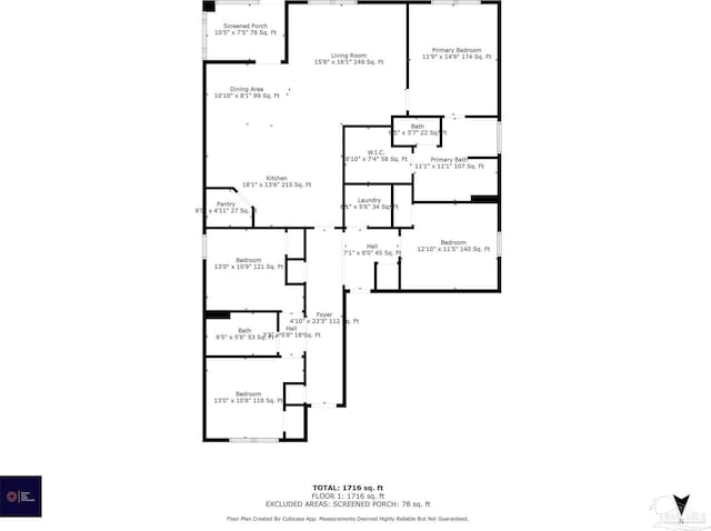 3526 Whitetail Ln, Pensacola, FL 32526 - floor plan / room layout