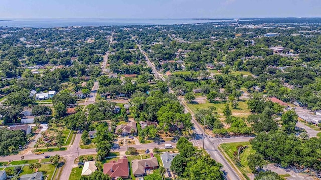 aerial view featuring a residential view