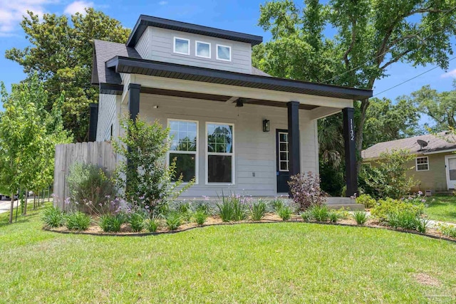 1132 N I St, Pensacola, FL 32501 - view of front of house featuring a porch and a ceiling fan