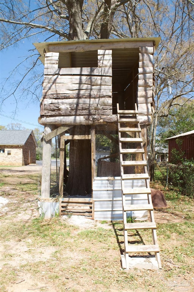 view of outbuilding with an outbuilding