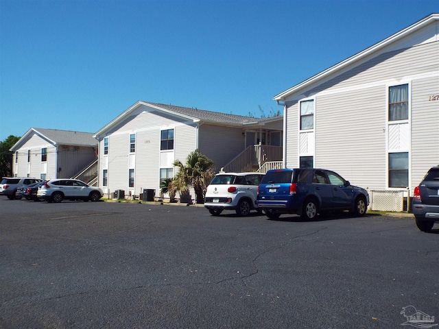 exterior space featuring central AC unit