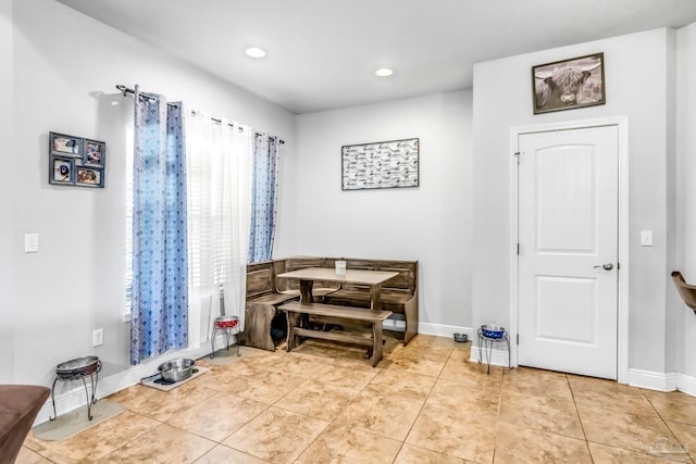 2704 Wildhurst Trl, Pace, FL 32571 - dining area with recessed lighting and tile patterned floors