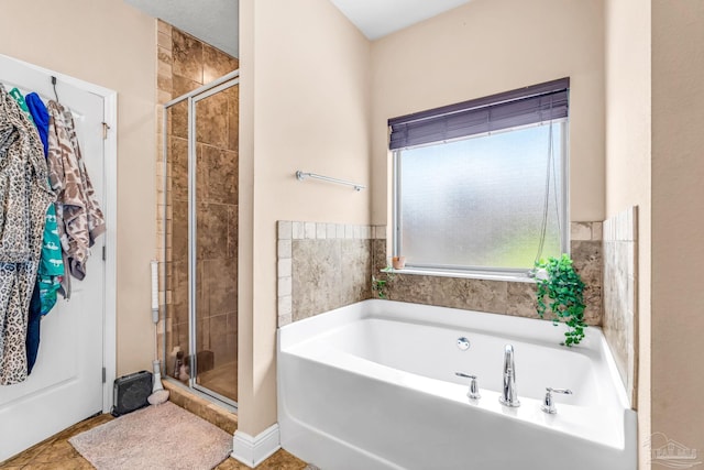 2704 Wildhurst Trl, Pace, FL 32571 - full bath featuring a stall shower and a bath