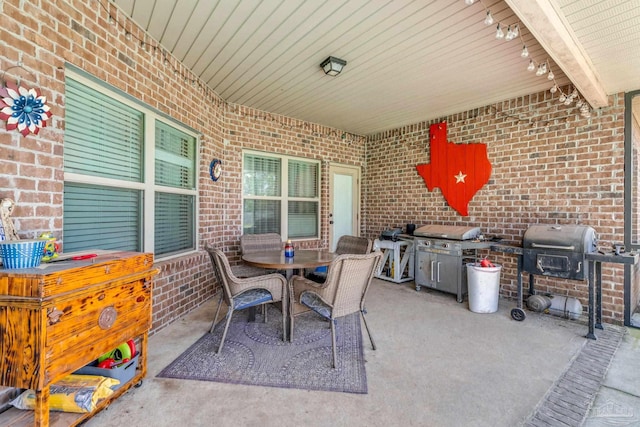 2704 Wildhurst Trl, Pace, FL 32571 - view of patio with grilling area and outdoor dining area