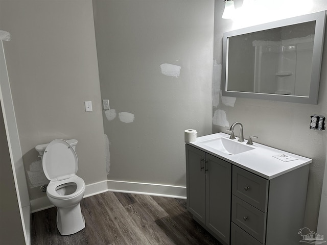 5661 Dupree Rd, Milton, FL 32570 - bathroom with wood finished floors and vanity