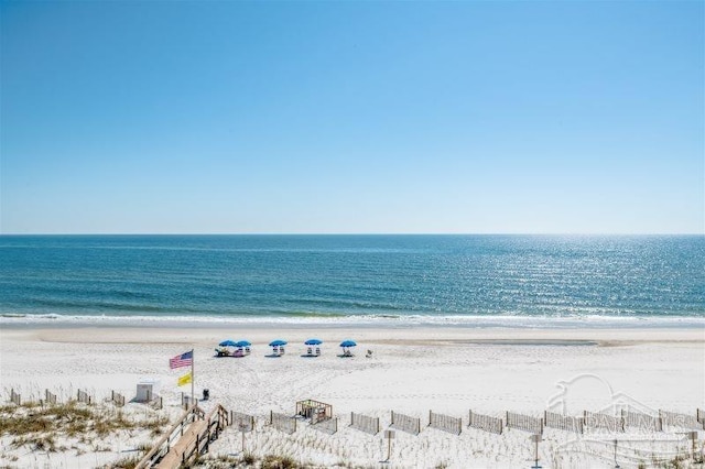 water view with a beach view