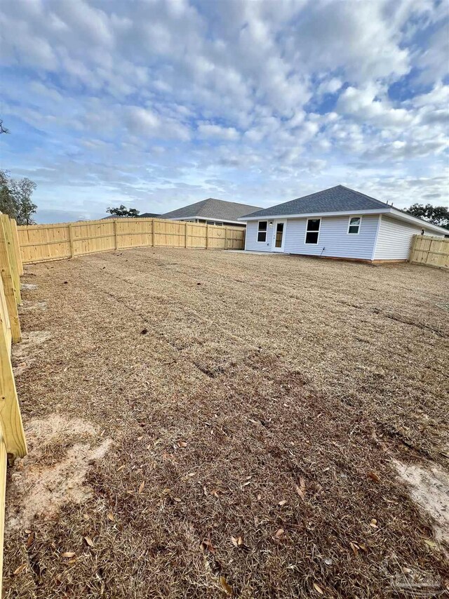 view of rear view of property