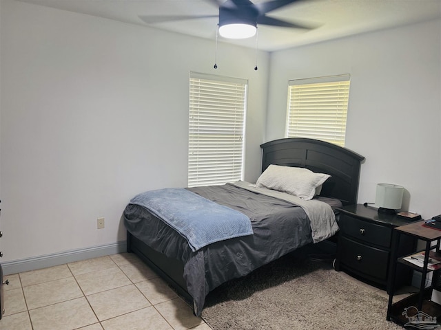 1358 Windsor Park Rd, Gulf Breeze, FL 32563 - bedroom with light tile patterned flooring and ceiling fan