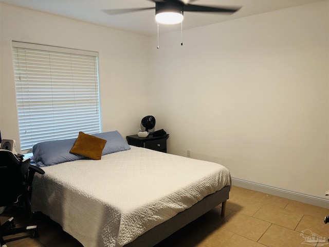 1358 Windsor Park Rd, Gulf Breeze, FL 32563 - bedroom featuring light tile patterned flooring and a ceiling fan