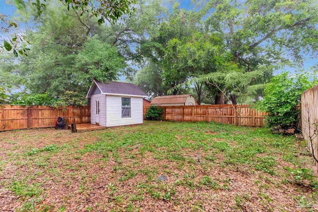 6205 E Forest Pines Dr, Pensacola, FL 32526 - fenced backyard featuring an outdoor structure