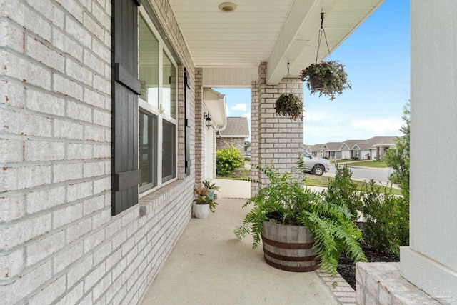 view of patio / terrace with covered porch