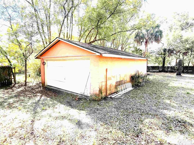 1011 N Reus St, Pensacola, FL 32501 - detached garage with fence
